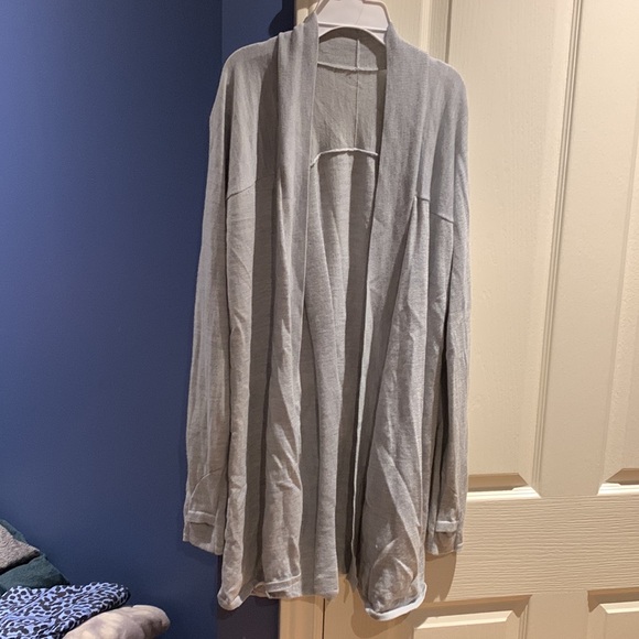 EUC Lululemon Blissful Zen Sweater Heathered Starlight (Blue/Grey)-size M (8/10) - Picture 5 of 16